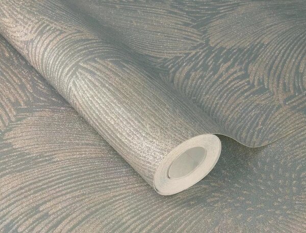 RASCH | Vliesová tapeta na stenu Allegretto 509267 | 0,53 x 10,05 m | šedá, zlatá
