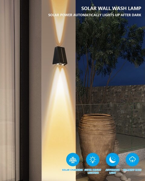 Immax 08490L - LED Solárne nástenné svietidlo so senzorom LED/2W/5V IP54
