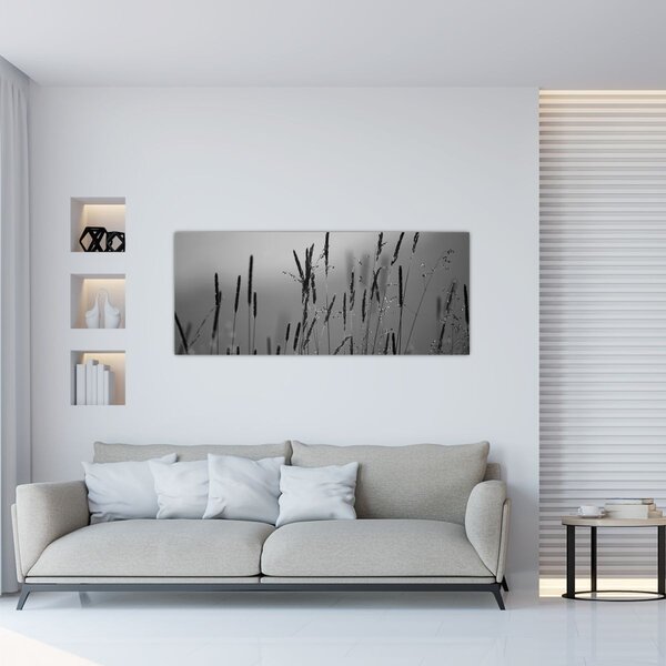 Obraz - Steblá trávy (120x50 cm)