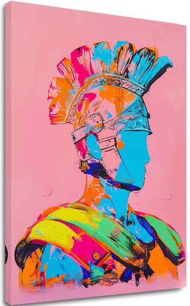 Obraz Modern Gladiator na plátne | dokončené rukou umelca - 60x90 cm