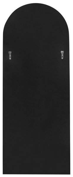 Nástenné zrkadlo oranžové MDF sklo 55 x 140 cm oválny tvar závesné moderný vintage štýl predsieň kúpeľňa