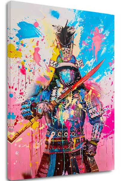 Obraz Samurai Spirit na plátne | dokončené rukou umelca - 60x90 cm