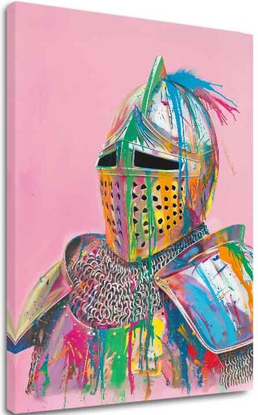 Obraz Vivid Knight na plátne | dokončené rukou umelca - 60x90 cm