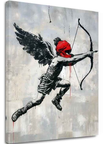 Obraz Cupid's Aim na plátne | Maľovaná štruktúra