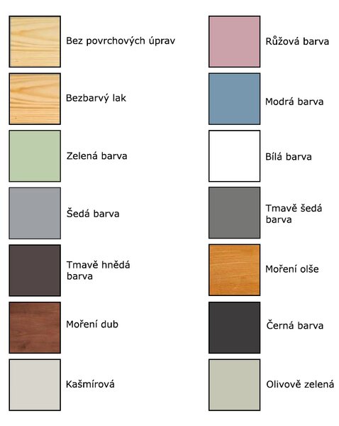 MAXMAX Odnímateľná zábrana z masívu - typ B - 89 cm