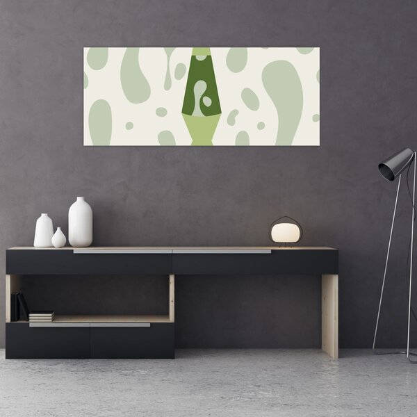 Obraz - Hippies, lávová lampa (120x50 cm)