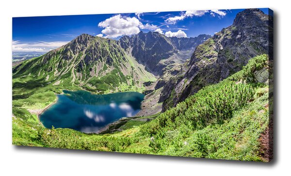 Foto obraz na plátne Čierne jazero Tatry oc-127510314