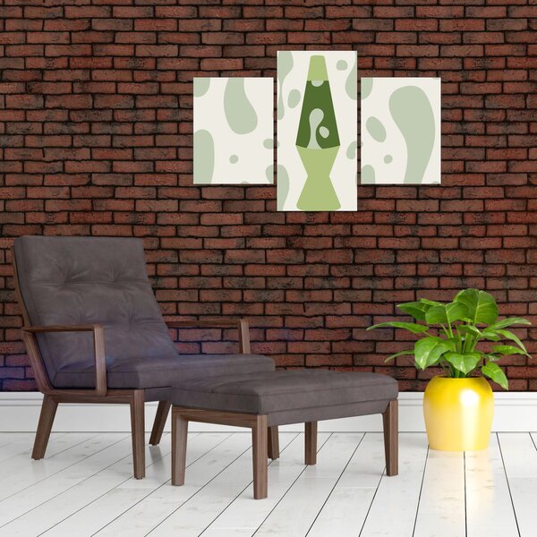 Obraz - Hippies, lávová lampa (90x60 cm)