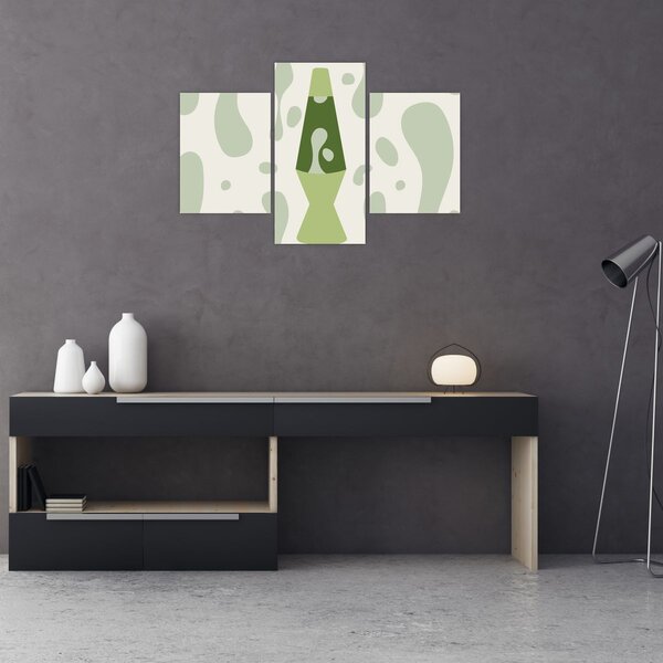 Obraz - Hippies, lávová lampa (90x60 cm)