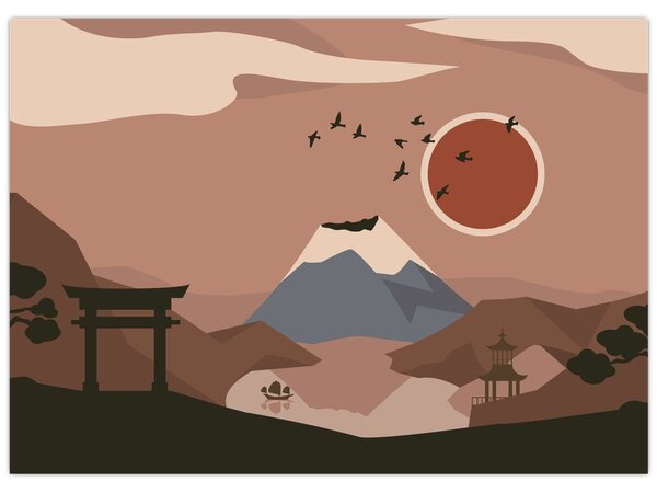 Obraz - Japonsko N⁰1 (70x50 cm)