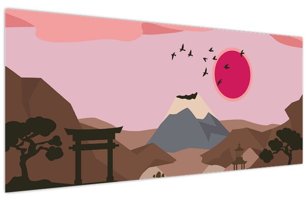 Obraz - Japonsko N⁰2 (120x50 cm)