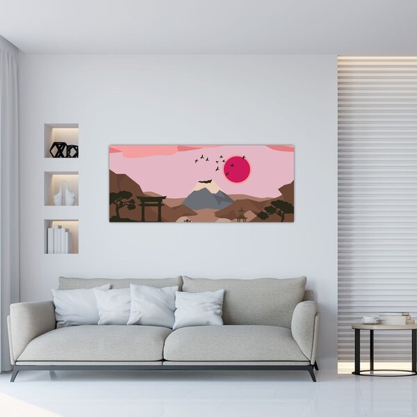 Obraz - Japonsko N⁰2 (120x50 cm)
