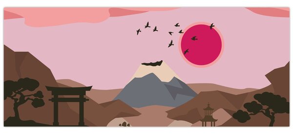 Obraz - Japonsko N⁰2 (120x50 cm)