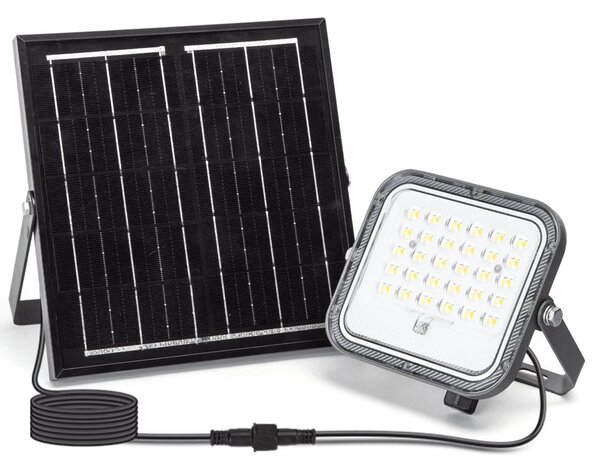Aigostar - stmievateľný solárny LED reflektor LED/50W/3,4V IP66 + diaľkový ovládač