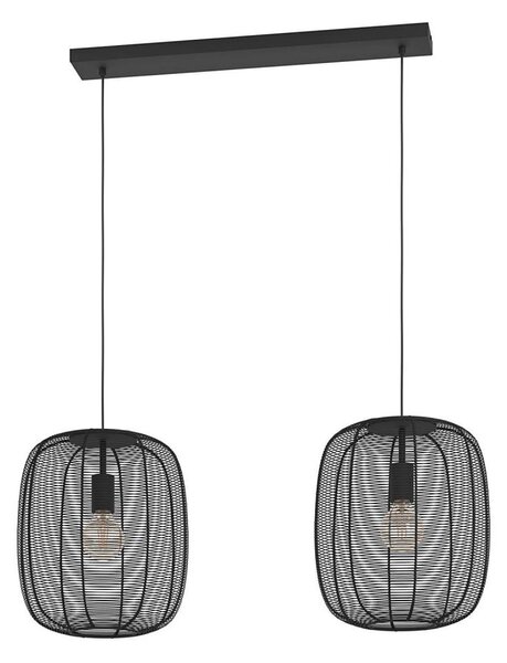 Eglo 43966 - Luster na lanku RINROE 2xE27/40W/230V