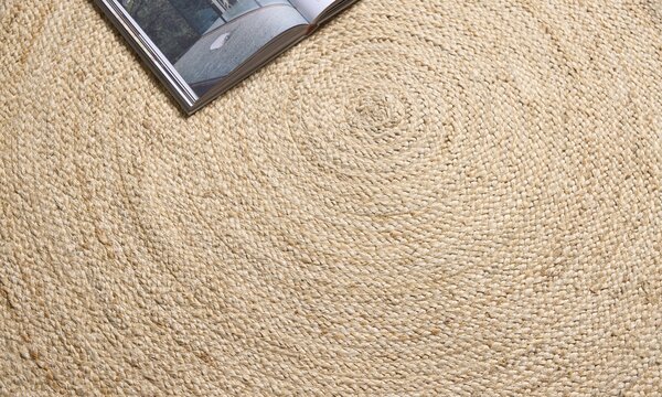 Diamond Carpets India , Ručne viazaný kusový koberec Arcadia SM-01 Natural Multi kruh, 120x120 (priemer) kruh, viacfarebná, chodba / predsieň