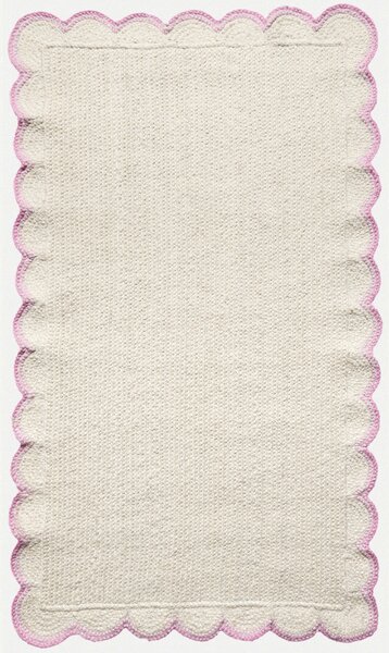 Diamond Carpets India , Ručne viazaný kusový koberec Bonnie SM 14 Silver, 120x170, ružová, chodba / predsieň