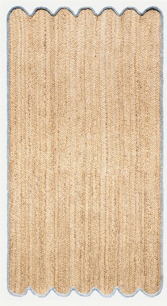 Diamond Carpets India , Ručne viazaný kusový koberec Eara SM-13 Natural, 120x170, béžová, chodba / predsieň