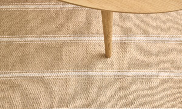 Diamond Carpets India , Ručne viazaný kusový koberec Hollis J 13 Natural, 120x170, béžová, chodba / predsieň