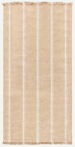 Diamond Carpets India , Ručne viazaný kusový koberec Hollis J 13 Natural, 120x170, béžová, chodba / predsieň