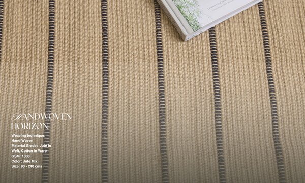 Diamond Carpets India , Ručne viazaný kusový koberec Lorrel J 19 Natural, 120x170, béžová, chodba / predsieň