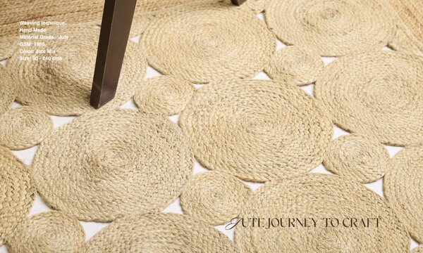 Diamond Carpets India , Ručne viazaný kusový koberec Noor J 35 Natural, 120x170, béžová, chodba / predsieň