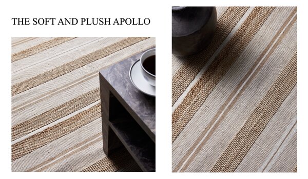 Diamond Carpets India , Ručne viazaný kusový koberec Praha HL 80 Natural Silver, 120x170, béžová, chodba / predsieň
