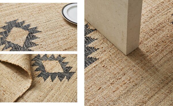 Diamond Carpets India , Ručne viazaný kusový koberec Regalia 2337 Natural, 120x170, béžová, chodba / predsieň