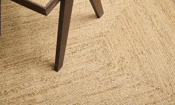 Diamond Carpets India , Ručne viazaný kusový koberec Solin J 40 Natural, 120x170, béžová, chodba / predsieň