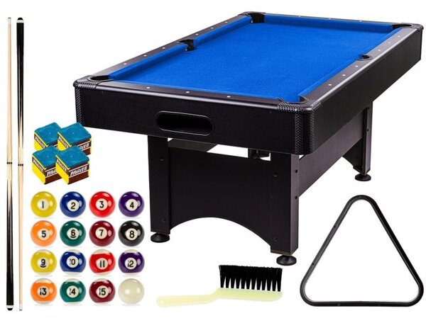 GamesPlanet® biliardový stôl TRENDLINE 6ft, modrý