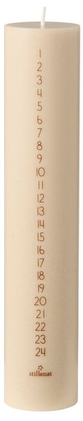 Adventná sviečka 1-24 Brown Numbers