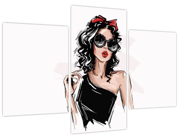 Obraz - Fashion woman (90x60 cm)
