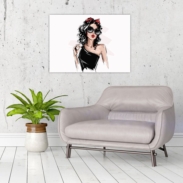 Obraz - Fashion woman (70x50 cm)