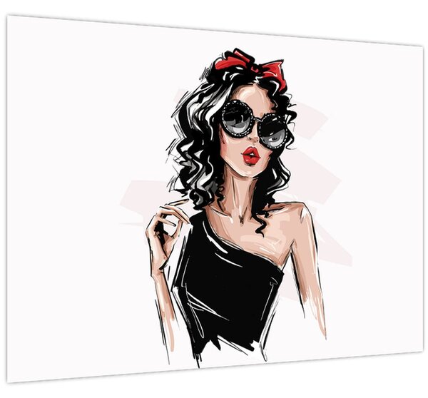 Obraz - Fashion woman (70x50 cm)