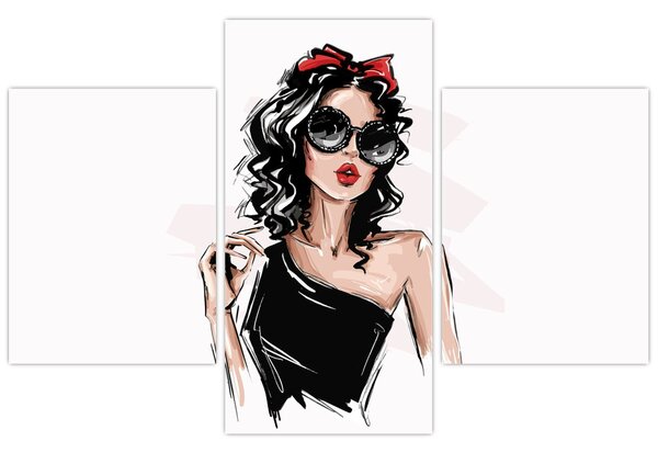 Obraz - Fashion woman (90x60 cm)
