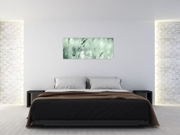 Obraz - Zelená lúka (120x50 cm)