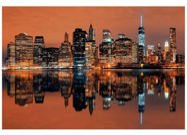 Fototapeta odraz Manhattanu vo vode