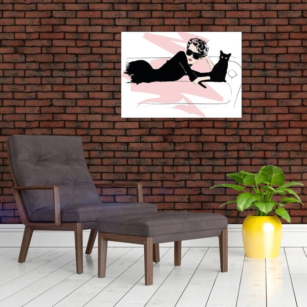 Obraz - Fashion lady (70x50 cm)