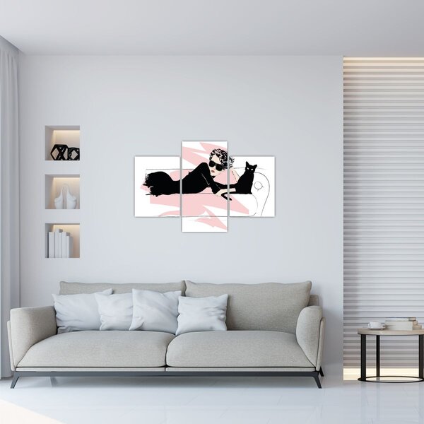 Obraz - Fashion lady (90x60 cm)