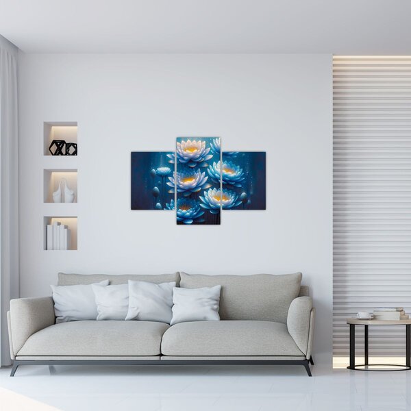 Obraz - Lekná pod hladinou (90x60 cm)