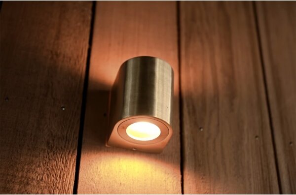 Nordlux - LED vonkajšie nástenné svietidlo CANTO 2xLED/5,5W/230V IP44 zlaté