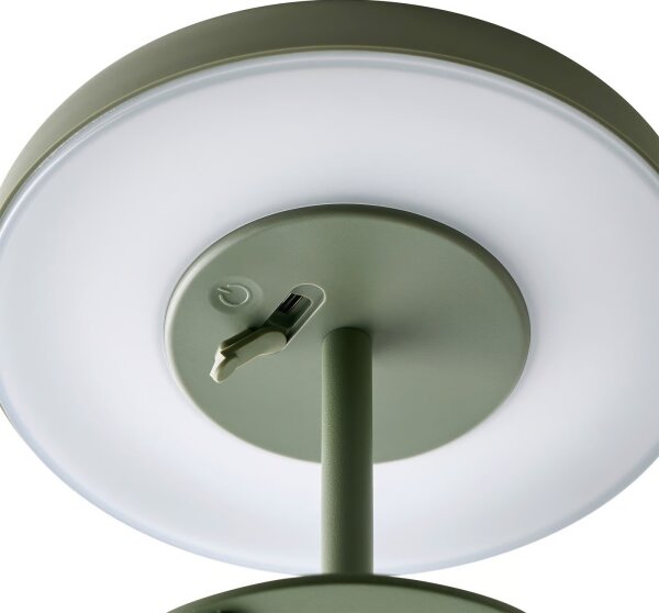 Nordlux - LED solárna lampa ELMER LED/2W/3,7V IP44 zelená