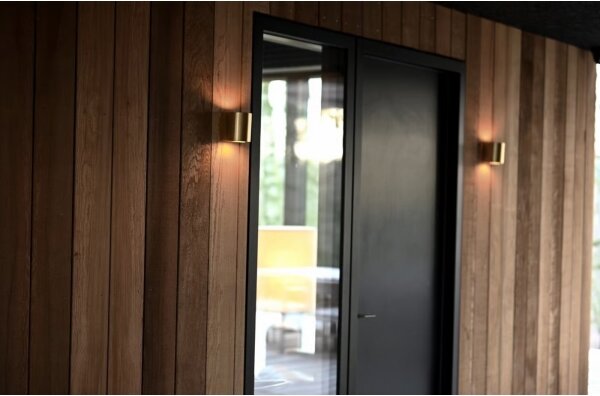 Nordlux - LED vonkajšie nástenné svietidlo CANTO 2xLED/5,5W/230V IP44 zlaté
