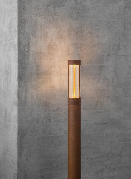 Nordlux - Vonkajšie svietidlo HELIX 1xGU10/8W/230V IP44 hrdzavé 80 cm