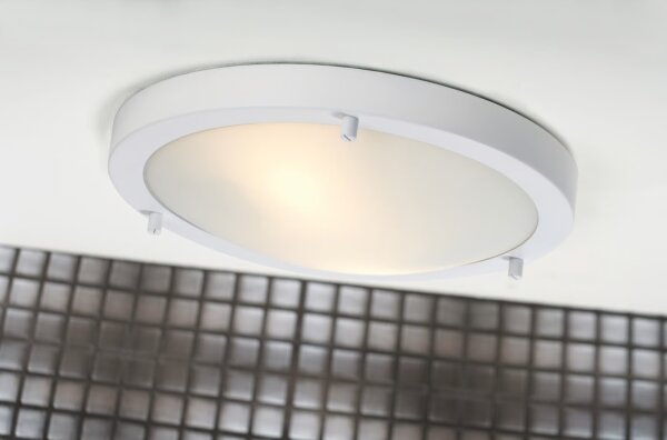 Nordlux - Kúpeľňové stropné svietidlo ANCONA 2xE27/40W/230V IP43 pr.31,5 cm biela