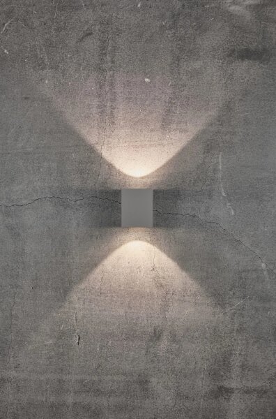 Nordlux - LED Vonkajšie nástenné svietidlo CANTO 2xLED/5W/230V IP44 sivá