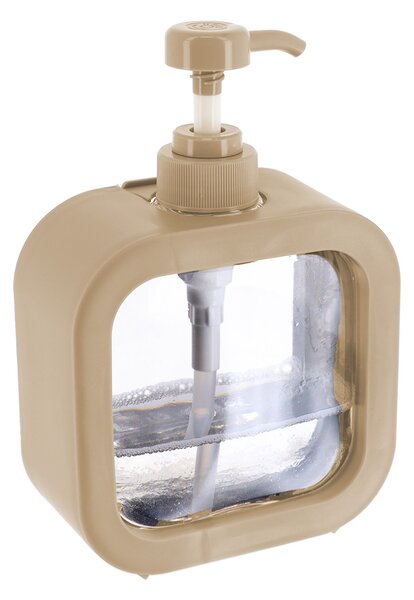Dávkovač mydla Creamy, béžová, 500 ml