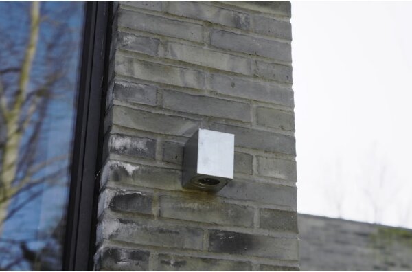 Nordlux - LED Vonkajšie nástenné svietidlo CANTO 2xLED/6W/230V IP44 strieborné