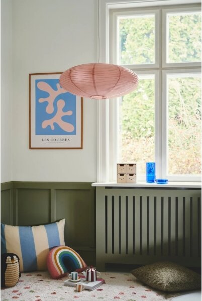 Nordlux - Tienidlo na luster VILLO E27, priemer 60 cm, ružové