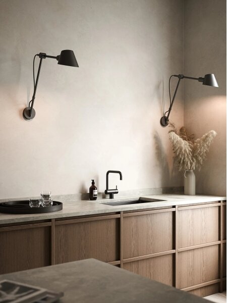 DFTP by Nordlux - Nástenné svietidlo STAY 1xE27/60W/230V čierne